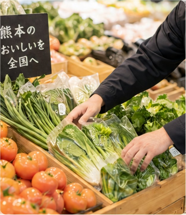食品メーカーの新商品の営業戦略を立案する様子